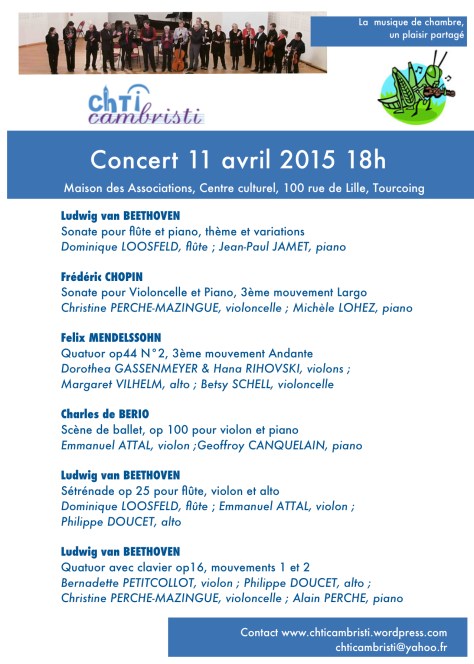programme 11 avril 2015
