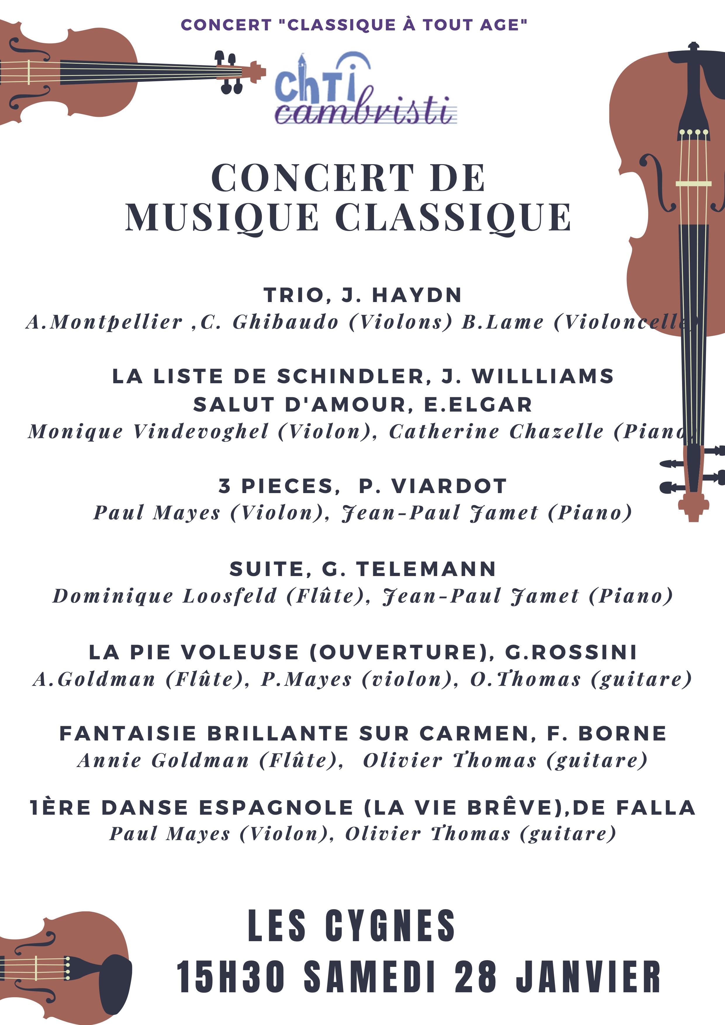 23-01-28 concert du 28 Janvier, Les Cygnes